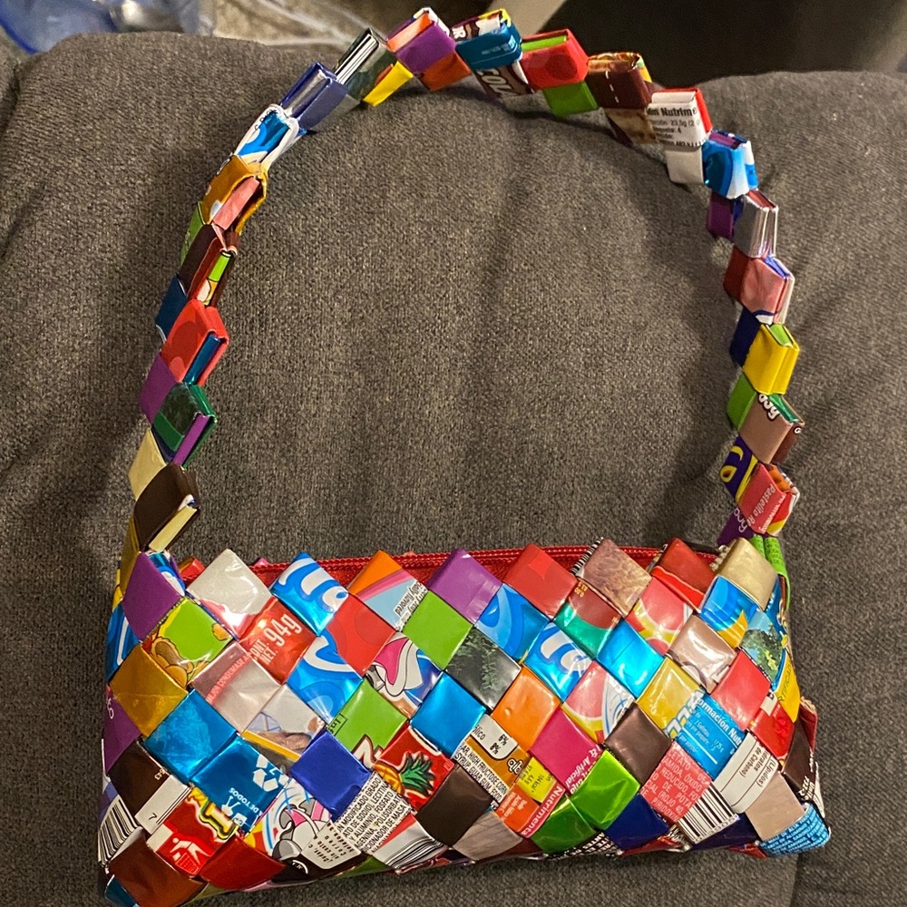Colorful Woven Women Bag